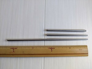  made of stainless steel folding chopsticks screw type division chopsticks middle empty 