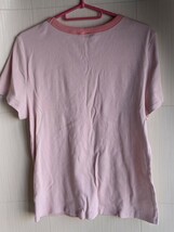 GAP ニット Tシャツ 半袖Tシャツ XLサイズ　ギャップ　ピンク　桃色　レディース　ニットシャツ　丸首　U首_画像6