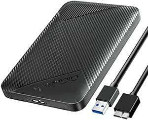 GiGimundo 2.5インチ HDD ケース ハードディスクケース USB 3.0接続 SATA 9.5mm/7mm SATA