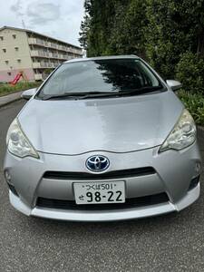 1円Must Sellれ！ToyotaAqua　DAA-NHP10 グレードS 9万3千キロETCBack cameraカ-NavigationTelevisionプッシュstartスマトキ-無事故vehicleなど