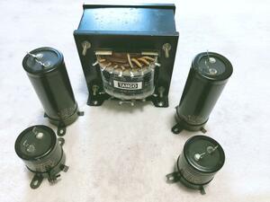 Black Gato black gate condenser 10000μF63v×2 4700μF50v×2 TANGO A-65S transistor amplifier original work for parts 