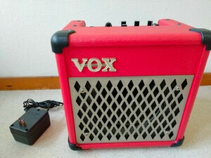VOX ヴォックス DA5 ギターアンプ　電池駆動　赤