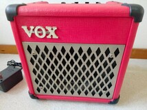 VOX ヴォックス DA5 ギターアンプ　電池駆動　赤_画像3
