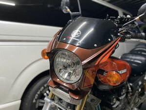 1円～ ゼファー400 ZR400C 火の玉 カウルボルト付き ビキニカウル 川崎重工ニッケルロゴ ヨシムラ ゼファーχ KAWASAKI カワサキ zephyr