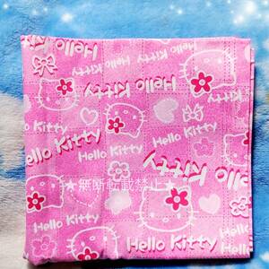 Hello Kitty ハローキティ 布地 未使用 即決! ピンク色 日本製 サンリオ はぎれ 生地