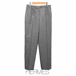 HERMES, エルメス, スラックス ,グレー ,パンツ ,古着, 42サイズ