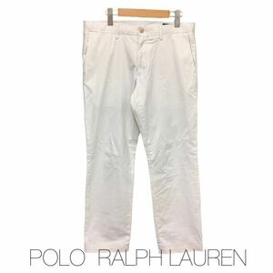 POLO, RALPH LAUREN, ポロ, ラルフローレン,白 パンツ , 古着, 175サイズ