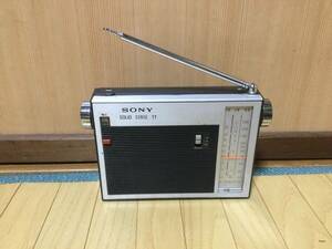 SONY ソニー トランジスタラジオ TFM-110D FM 昭和レトロ