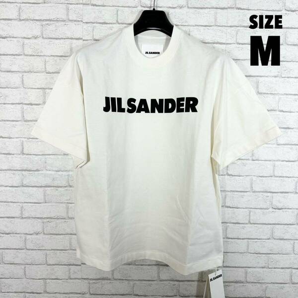 新品100%本物 JIL SANDER ロゴ Tシャツ ジルサンダー M