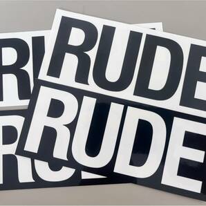 ★送料込み！！！★新品 RUDE GALLERY ルードギャラリー 非売品ノベルティステッカー 2色4枚セット.