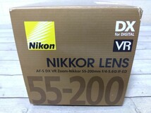 566■Nikon　ニコン　NIKKOR LENS　AF-S　DX VR Zoom-Nikkor　55-200mm　f/4-5.6G IF-ED　動作未確認　ジャンク現状品_画像9