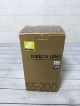 566■Nikon　ニコン　NIKKOR LENS　AF-S　DX VR Zoom-Nikkor　55-200mm　f/4-5.6G IF-ED　動作未確認　ジャンク現状品_画像1