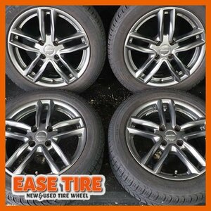 バリ山 ミシュラン X-ICE3 / EUROTECH GAYA5【 195/55R16 / 6.5J +25 108 4H 4本 】スタッドレス シトロエン DS3装着 プジョーにも