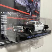 ★グリーンライト★ 1977 Dodge Monaco ダッジ モナコ ターミネーター ホットウィール Greenlight ミニカー アメ車 警察車両 パトカー_画像3