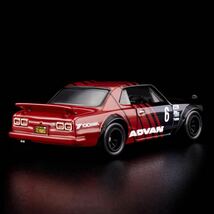 ★RLC限定★ 1972 Skyline H/T 2000 GT-R スカイライン GTR ハコスカ Advan アドバン ミニカー ホットウィール r32 r34 プロテクター付き_画像3