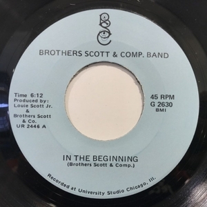 【新宿ALTA】BROTHERS SCOTT & COMP BAND/IN THE BEGINNING(G2630)