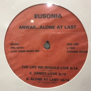 【新宿ALTA】ANWAR/ALONE AT LAST(ES1000)