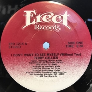 【HMV渋谷】TERRY CALLIER/I DON'T WANT TO SEE MYSELF(ERD1214)