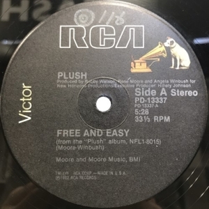 【HMV渋谷】PLUSH/FREE AND EASY / LIVING FOR YOUR LOVE(PD13337)