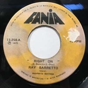 【HMV渋谷】RAY BARRETTO/RIGHT ON /POWER(13258)
