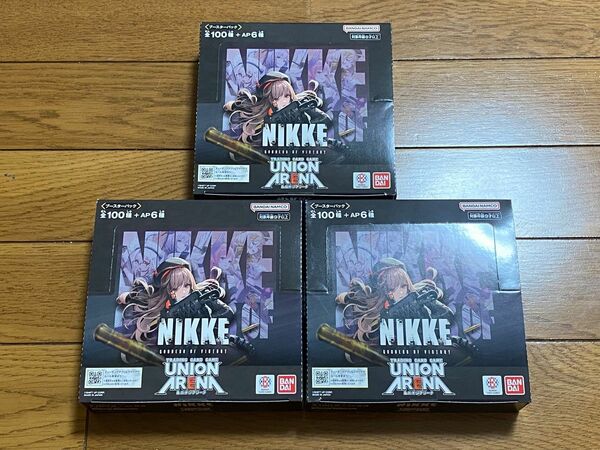 UNION ARENA 勝利の女神 NIKKE 3BOX ユニオンアリーナ　新品未開封　テープ付き