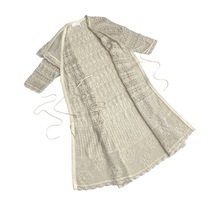 Mame Kurogouchi マメクロゴウチ Floral Watermark Wrap-Front Knitted Dress 透かし編みニットワンピース ガウン 1 MM21SS-KN050_画像5
