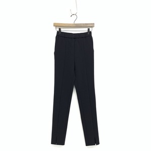 yori ヨリ フロントスリット レギンス パンツ ブラック 34 YR2022-128AW-3