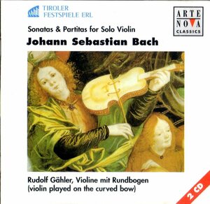 2CD (即決) バッハ/ 無伴奏バイオリンソナタ&パルティータ全６曲/ vl.ルドルフ・ゲーラー