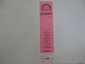 17・鉄道切符・'77新玉川線開通記念乗車券・桜新町