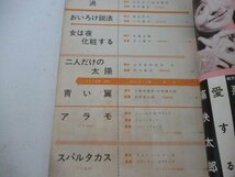 キネマ旬報名作シナリオ集・S36・1・シナリオ・アラモ他_画像2