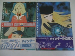 バインダーインデックス・ガンダム・銀河鉄道他・4点一括