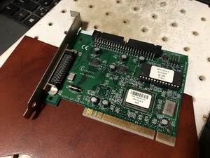 PC9821でDOS起動確認 Adaptec SCSIカード AHA-2940AU/JA (SC240502)