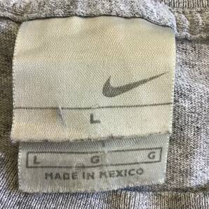 《 H 723》NIKE ナイキ 半袖Tシャツ ワンポイント Lサイズ グレー トップス 1円スタート アメリカ古着 古着卸の画像4