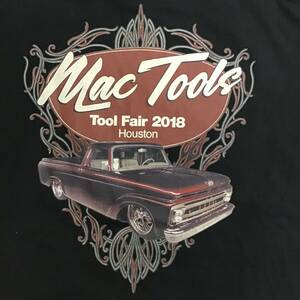 《 H 775》Dickies ディッキーズ 半袖シャツ ワークシャツ MAC TOOLS Lサイズ 黒 トップス 1円スタート アメリカ古着 古着卸