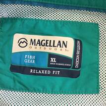 《 H 823》MAGELLAN 長袖シャツ フィッシングシャツ アウトドア 釣り XL グリーン トップス 1円スタート アメリカ古着 古着卸_画像3