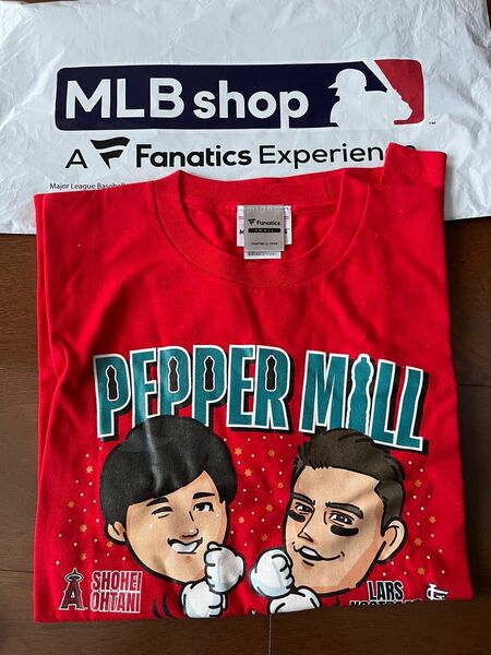 WBC優勝記念！ 大谷翔平・ヌートバー　ペッパーミル Tシャツ　Sサイズ