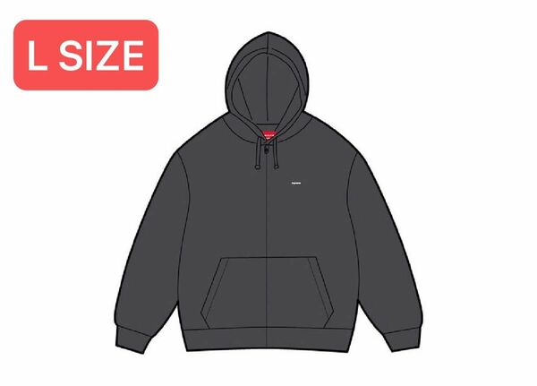 Supreme Overdyed Small Box Zip Up Hooded Sweatshirt "Black"