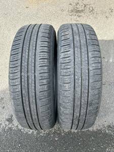 195/60R17 90H ダンロップ ENASAVE EC300+ 中古夏タイヤ２本2021年製　送料無料