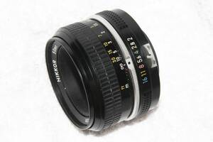 ニコン Nikon ニューニッコール New NIKKOR 50mm F2 美品 非Ai