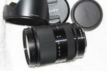 ソニー SONY E 18-200mm F3.5-6.3 OSS LE ブラック (SEL18200LE) 元箱・フード・説明書付 美品_画像1