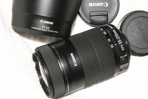  Canon CANON EF-S 55-250mm F4-5.6 IS STM hood ET-63 attaching beautiful goods 