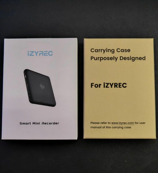 【新品】IC ボイスレコーダー／iZYREC ケース付き