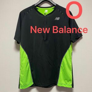 ニューバランス New balance 半袖 Tシャツ ハーフジップ メンズ O 