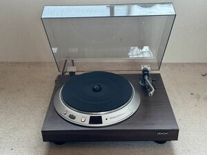 【福岡より佐川着払発送】 DENON ダイレクトドライブ ターンテーブル レコードプレーヤー DP-2000 2500? 通電のみ確認済