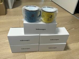 【新品未使用】フォルクスワーゲン　ホーローマグカップ2個セット×5箱　
