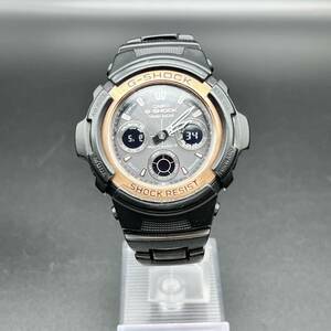 稼働品 CASIO カシオ G-SHOCK 腕時計 AWG-100BR タフソーラー 電波ソーラー クロノグラフ g5-26