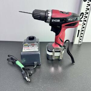 稼働品 RYOBI リョービ 充電式 ドライバドリル BD-123 電動工具 12V専用充電器 BC-1204 b5-115