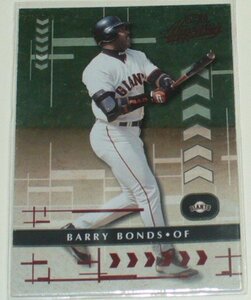 PLAY OFF/Absolute MEMORABILIA 2001/GIANTS*BARRY BONDS・OF(2)