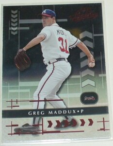 PLAY OFF/Absolute MEMORABILIA 2001/Braves*GREG MADDUX・P(8)