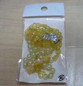  Primo Puel * beads necklace & pre slit ( yellow )